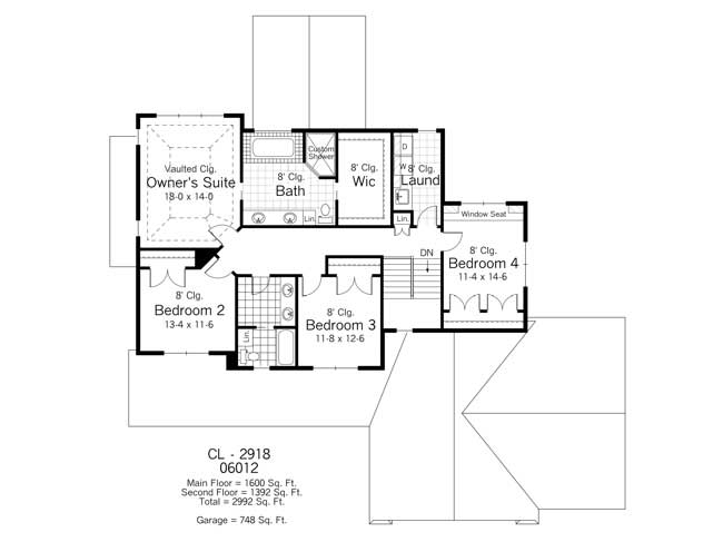 Floor Plan Second Story