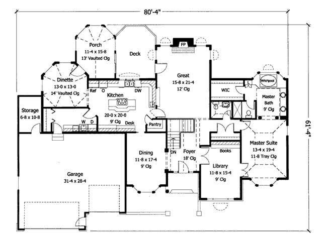 Floor Plan First Story