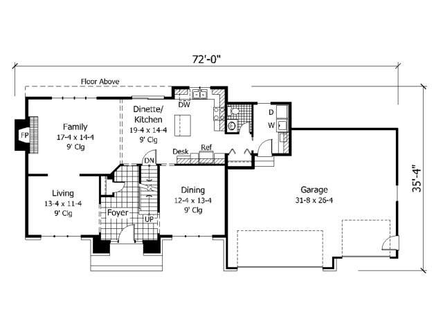 Floor Plan First Story
