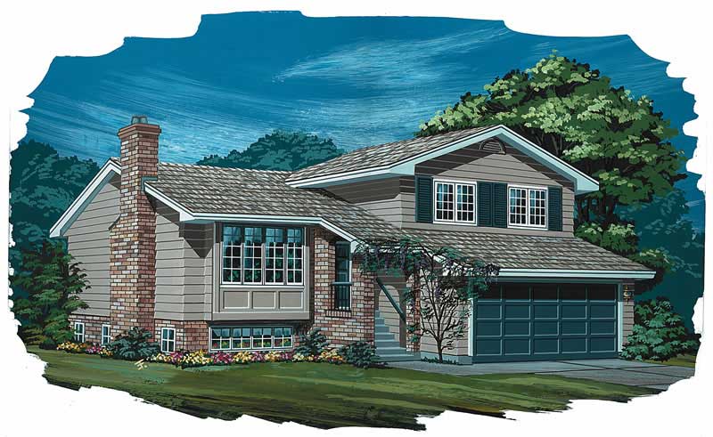 3-Bedroom, 1211 Sq Ft Small House Plans - 167-1003 - Main Exterior