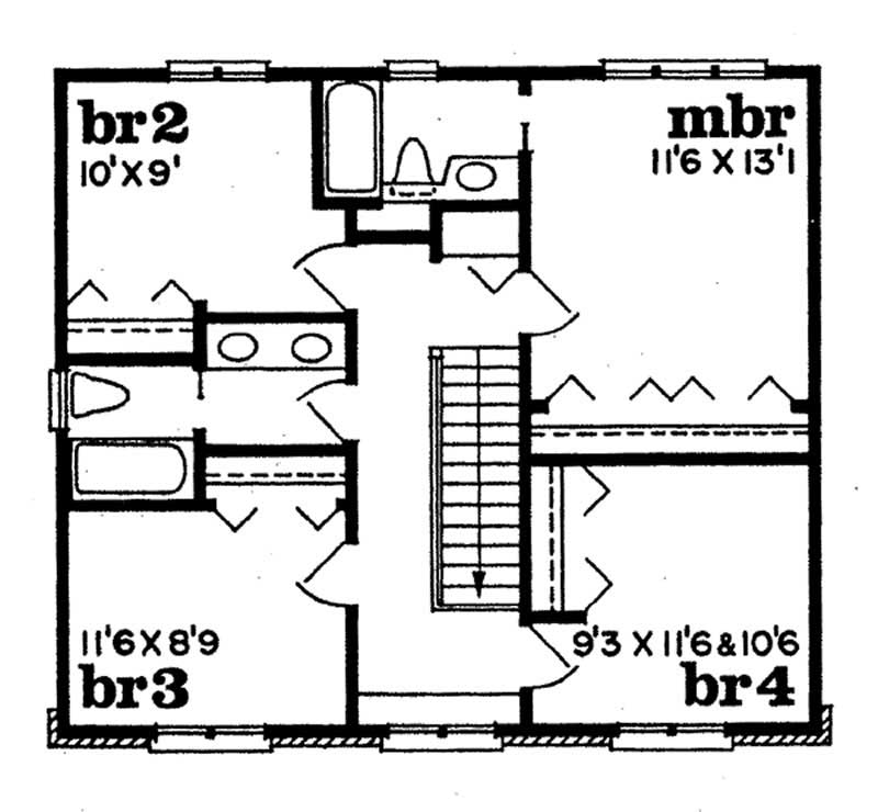 Upper Level Floor Plan