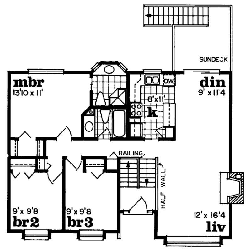Main Level Floor Plan