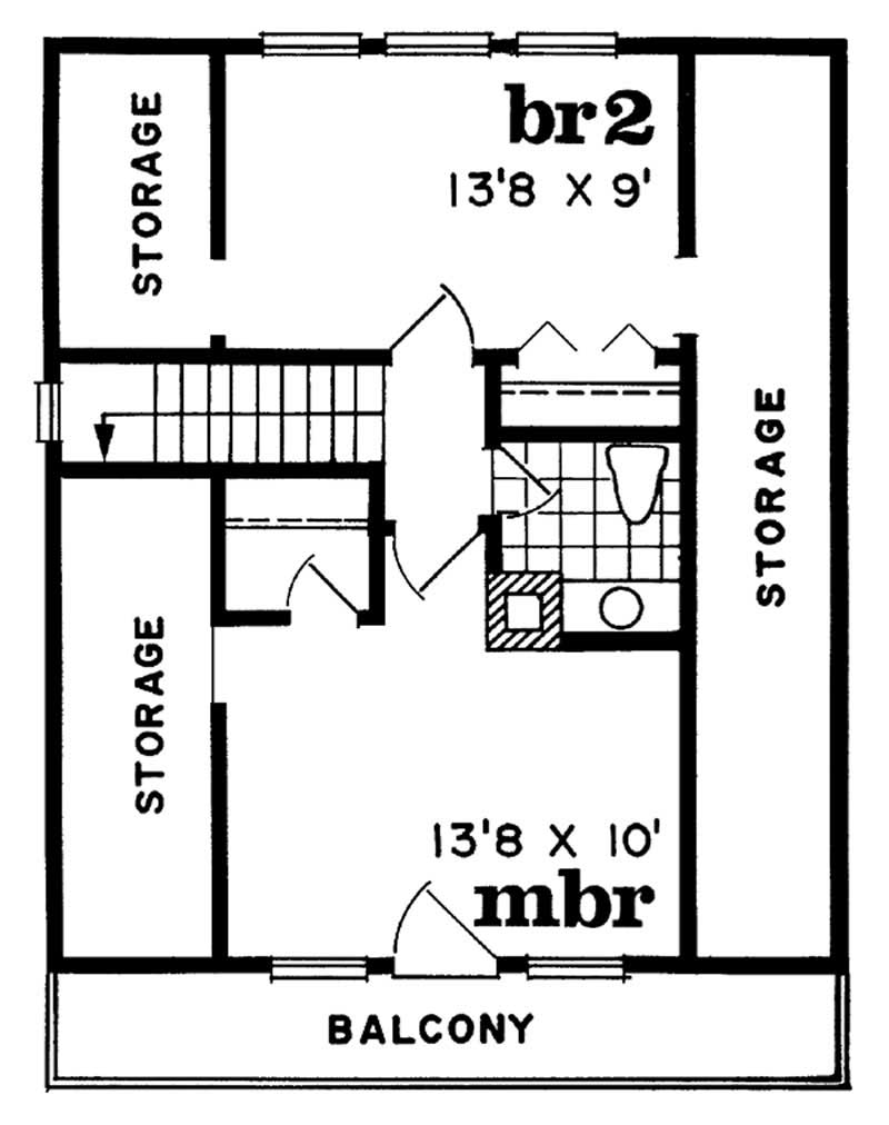 Upper Level Floor Plan