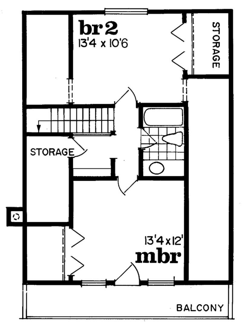 Upper Level Floor Plan