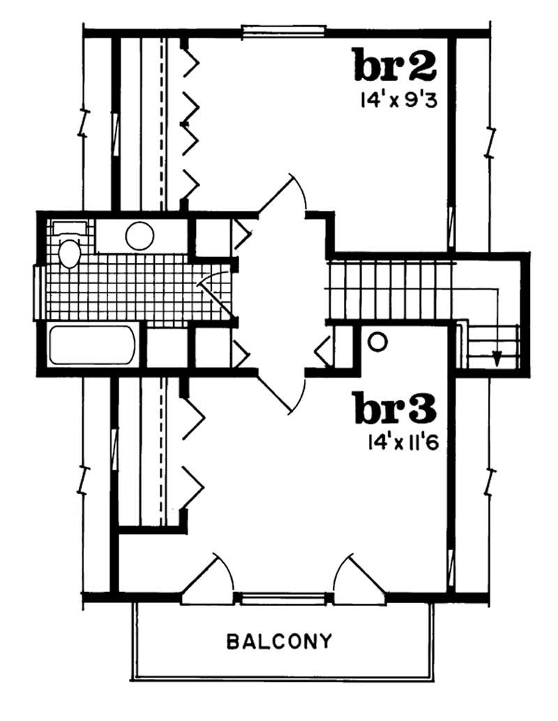 Upper Level Floor Plan
