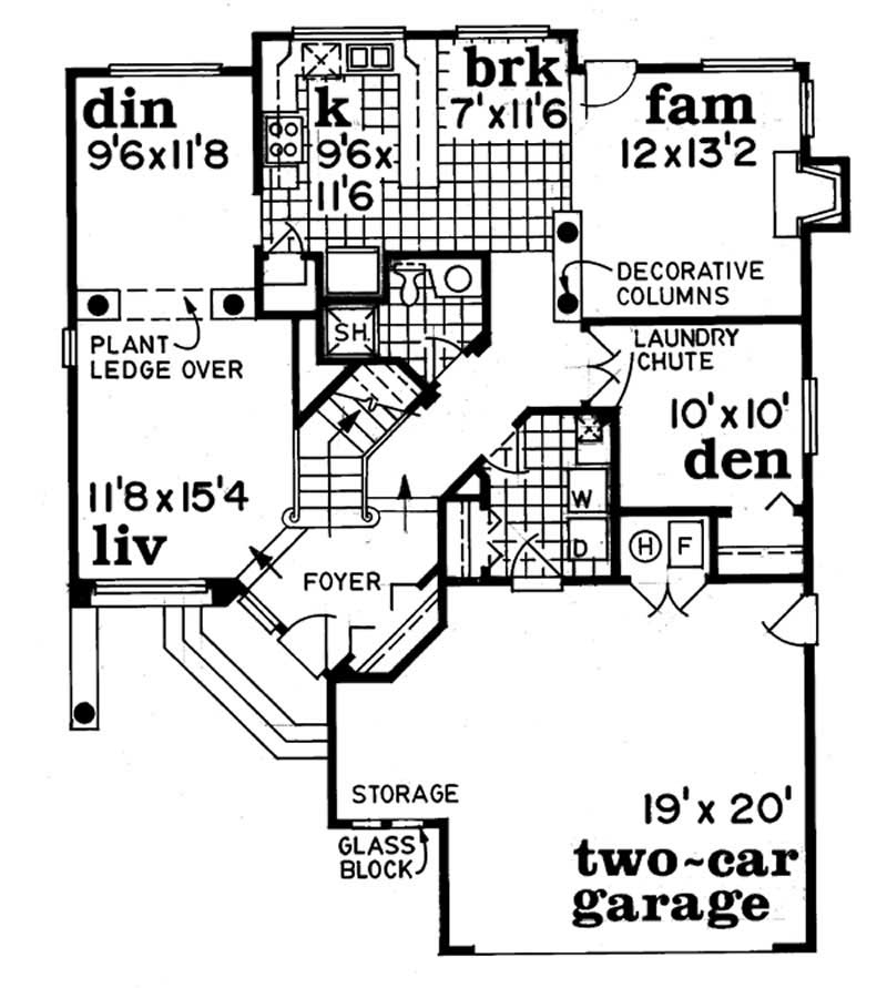 Main Level Floor Plan