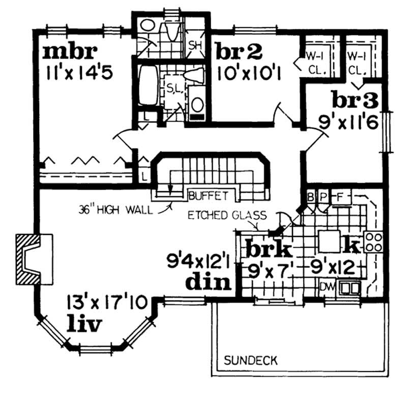 Upper Level Floor Plan