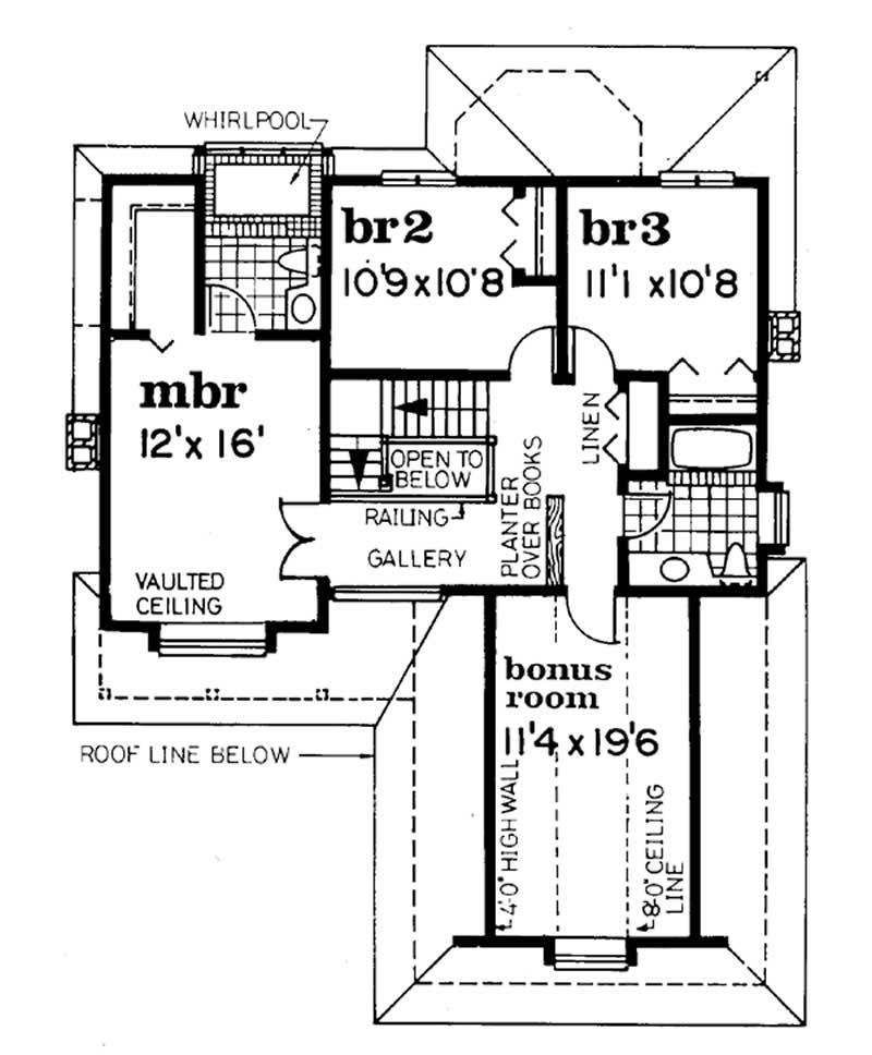 Upper Level Floor Plan