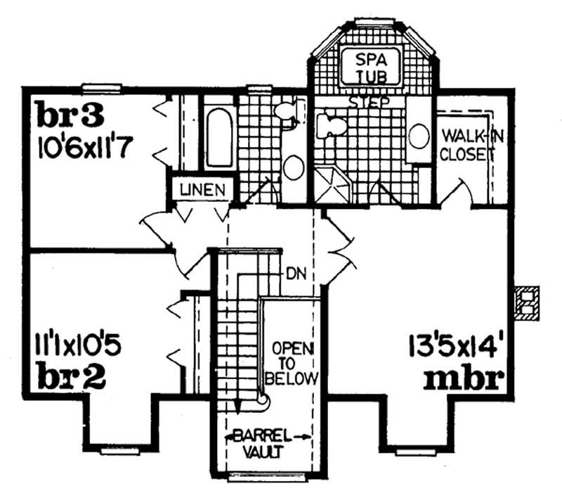 Upper Level Floor Plan