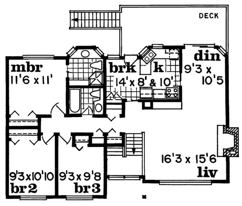 Upper Level Floor Plan