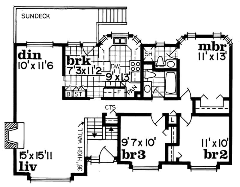 Upper Level Floor Plan