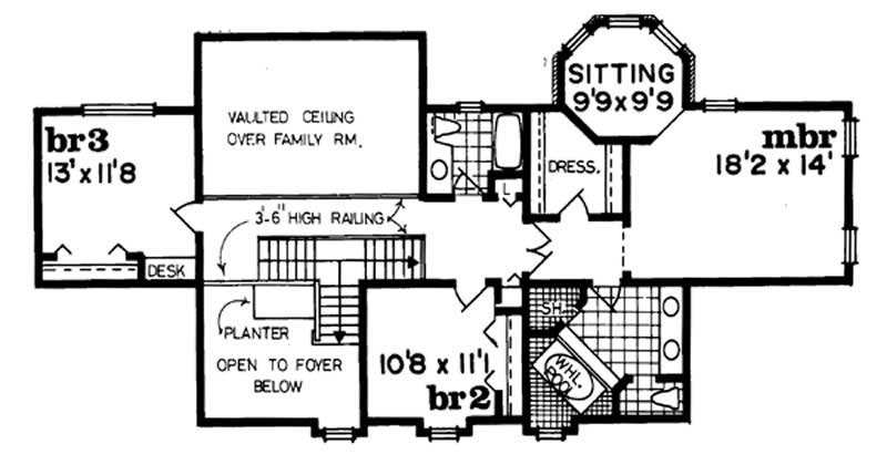 Upper Level Floor Plan