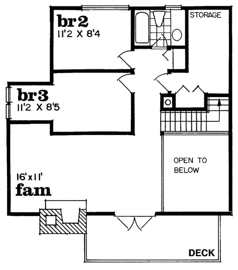 Upper Level Floor Plan