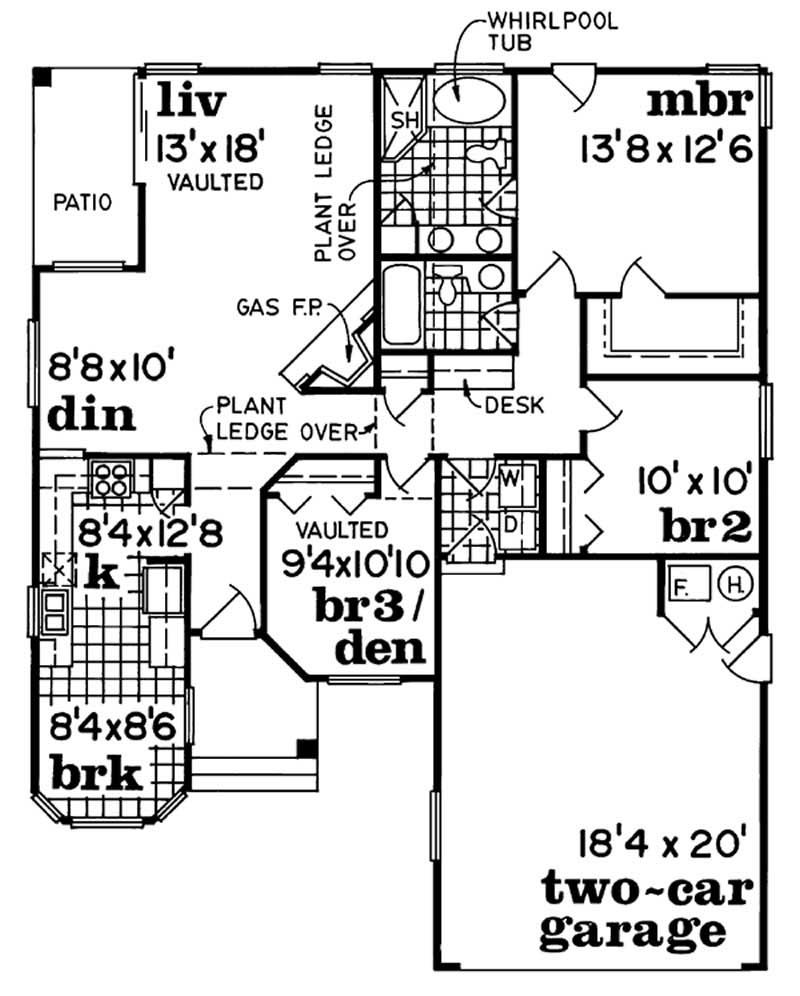 Main Level Floor Plan