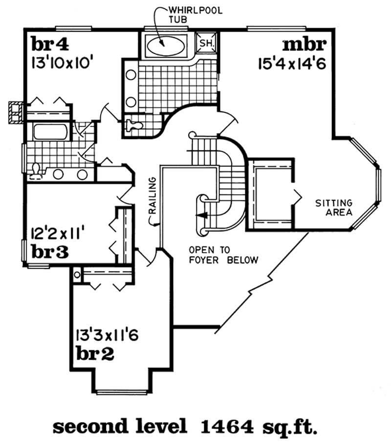 Upper Level Floor Plan