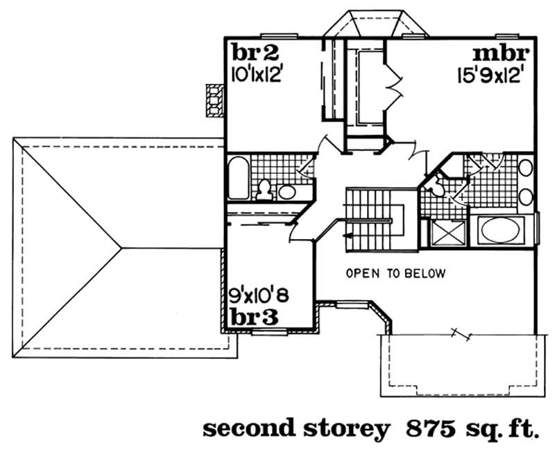 Upper Level Floor Plan