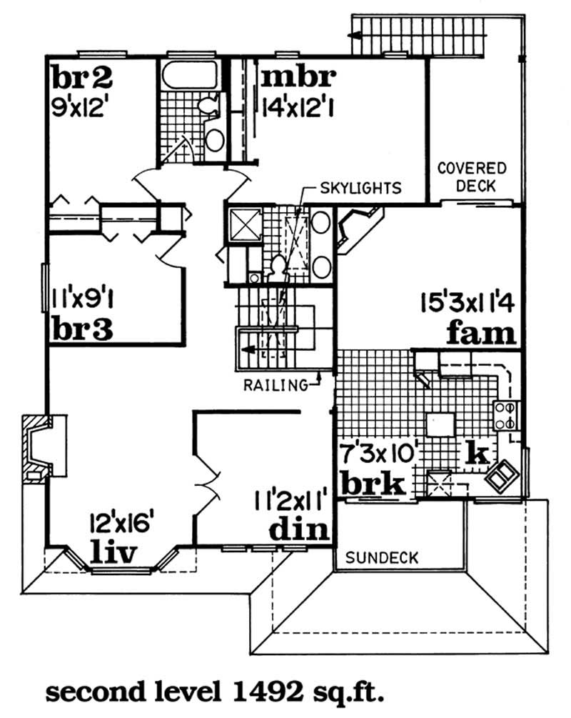 Upper Level Floor Plan