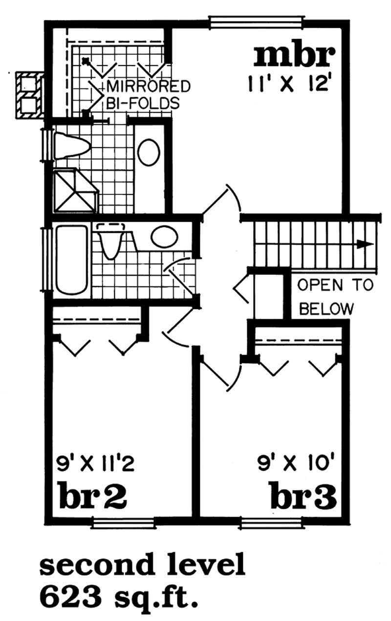 Upper Level Floor Plan
