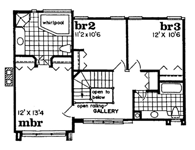 Upper Level Floor Plan