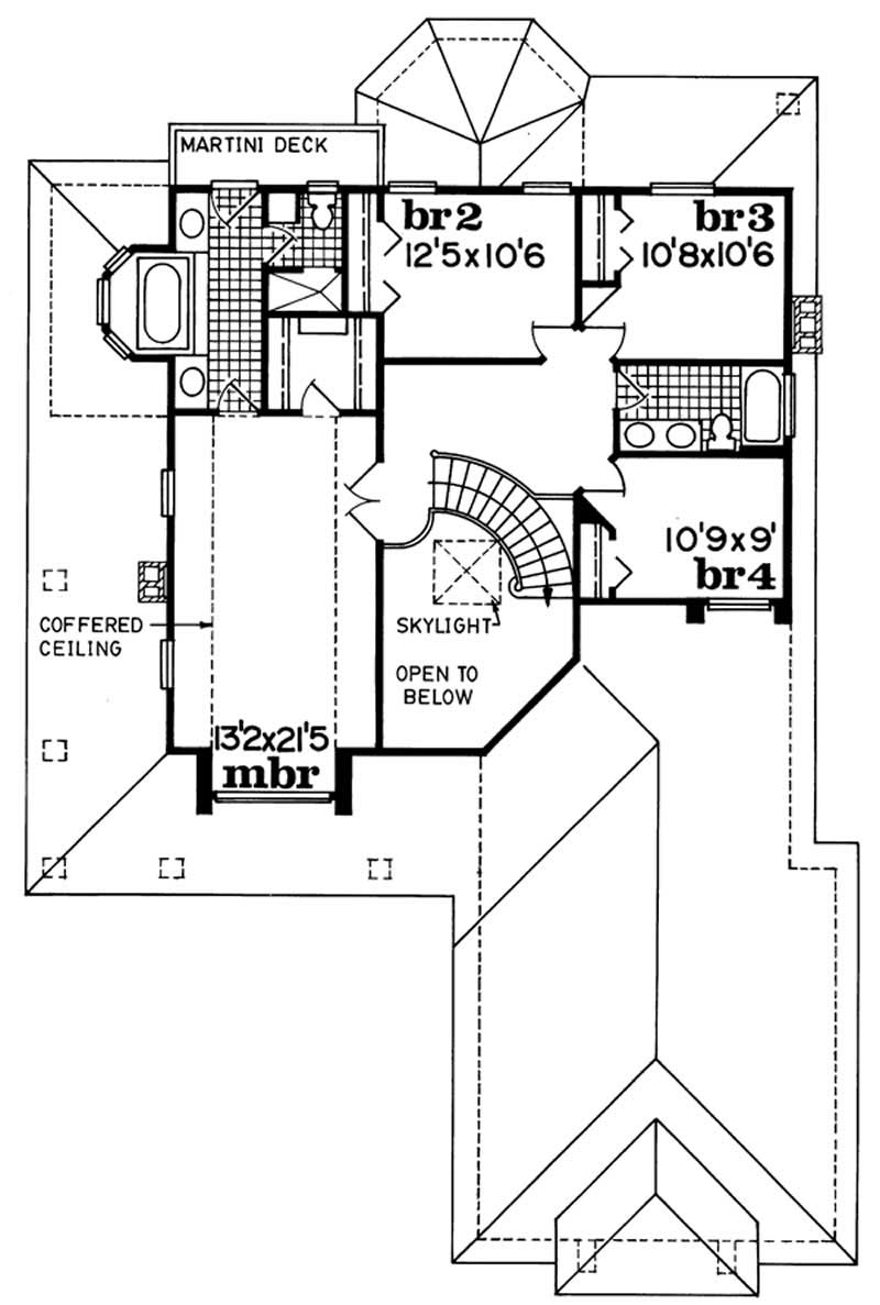 second floor plan