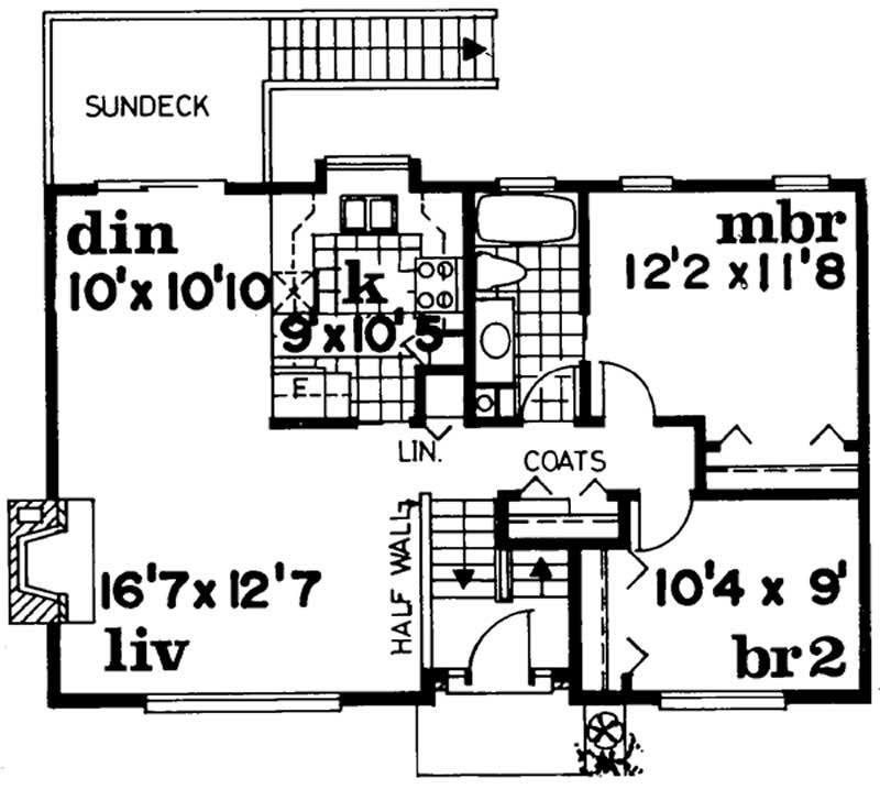 Upper Level Floor Plan