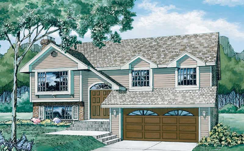 3-Bedroom, 1100 Sq Ft Small House Plans - 167-1142 - Main Exterior