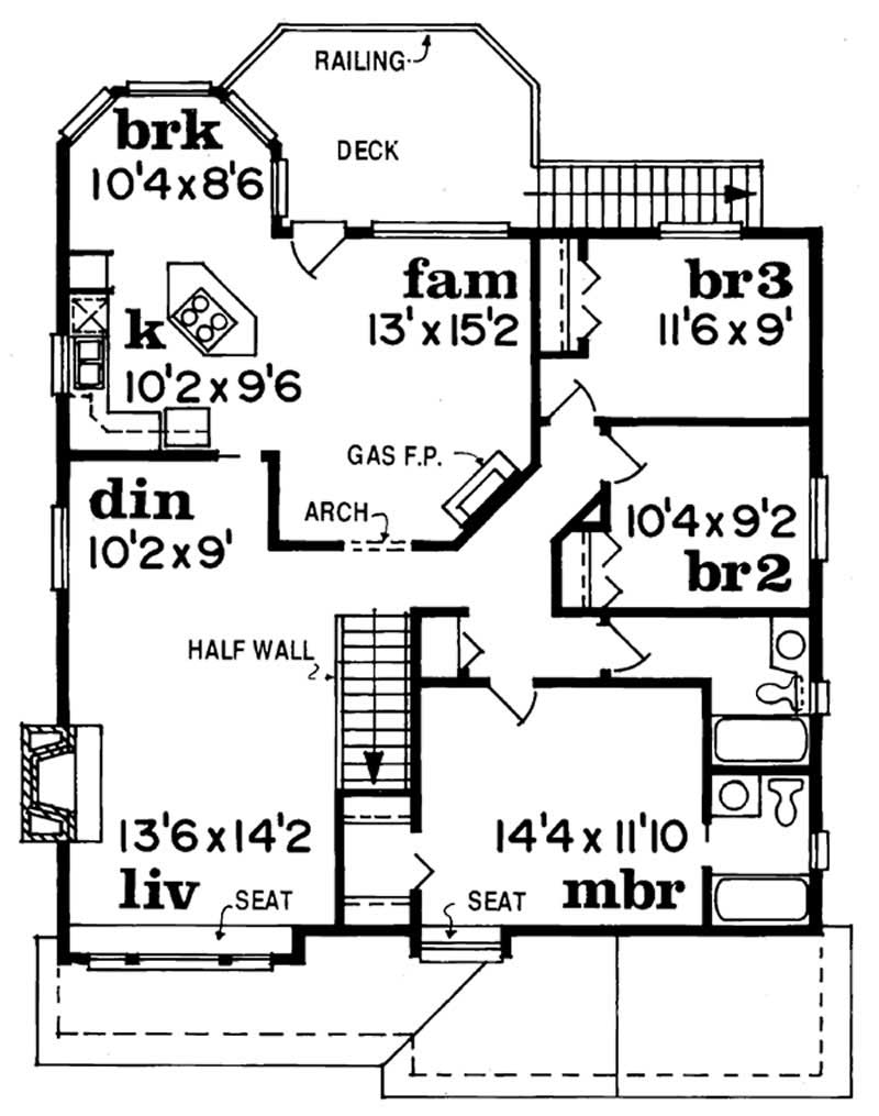 Upper Level Floor Plan