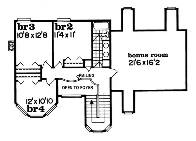Upper Level Floor Plan
