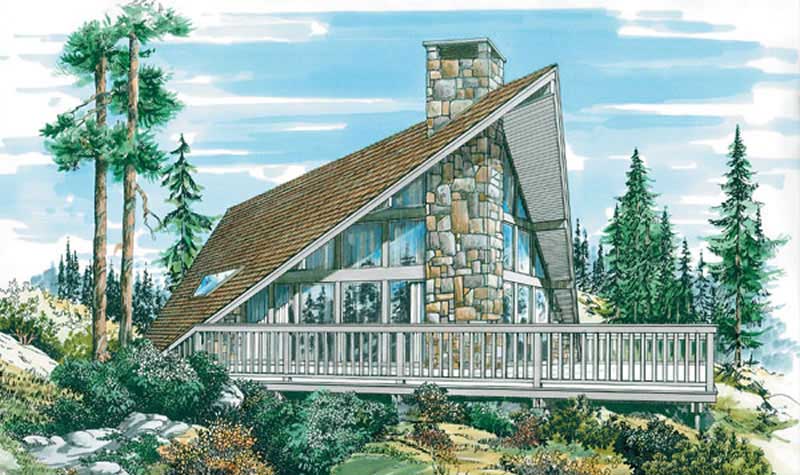 3-Bedroom, 1296 Sq Ft Contemporary House Plan - 167-1194 - Front Exterior