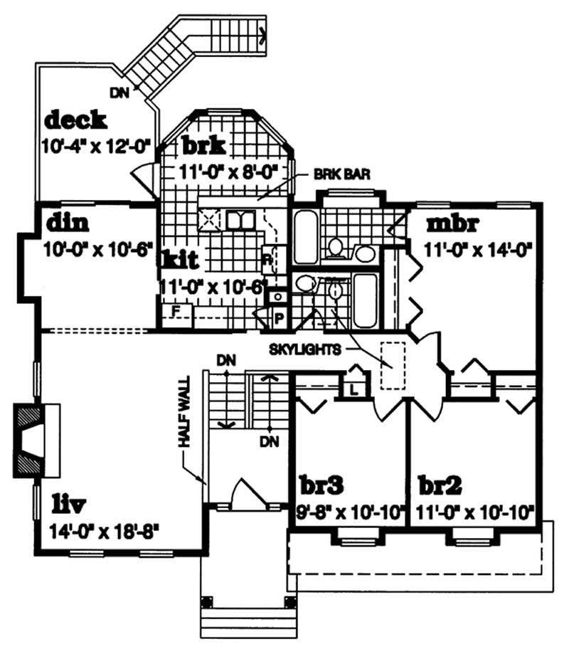 Upper Level Floor Plan