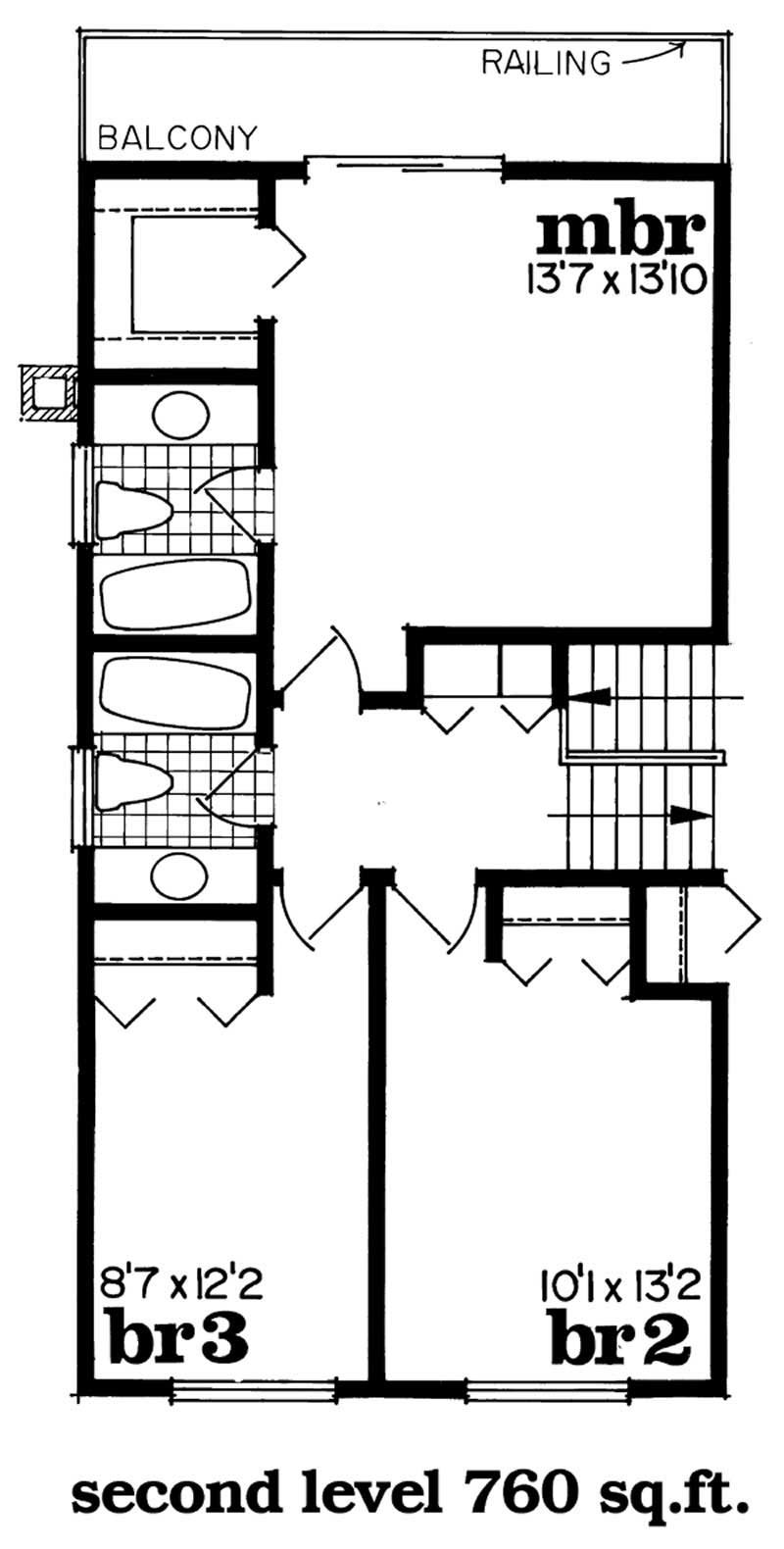second floor plan
