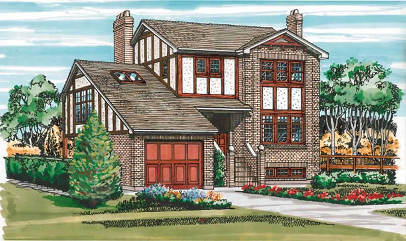 3-Bedroom, 1473 Sq Ft Craftsman House Plan - 167-1208 - Front Exterior