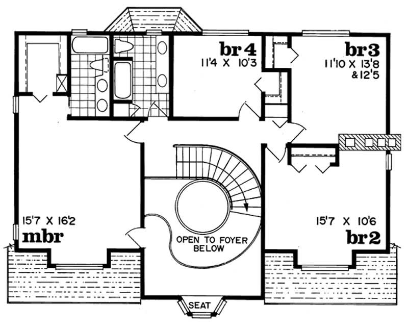 second floor plan