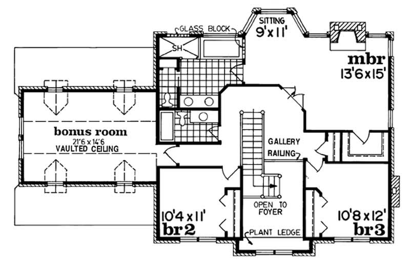 Upper Level Floor Plan