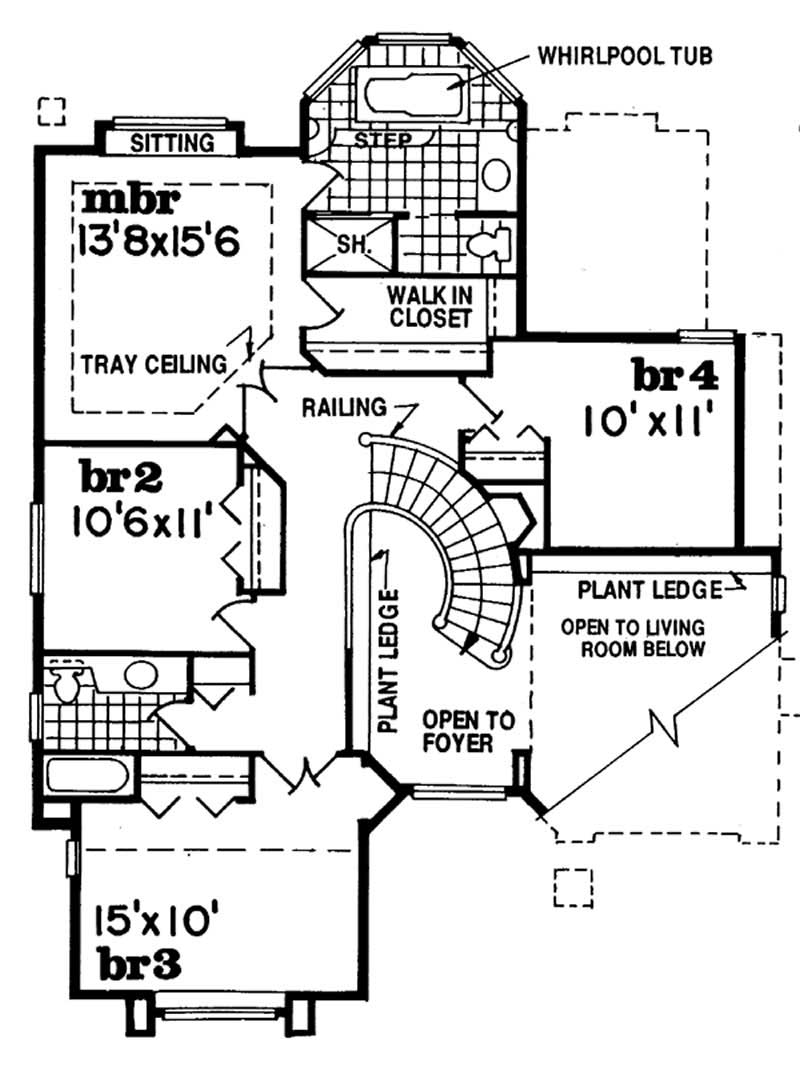 Upper Level Floor Plan