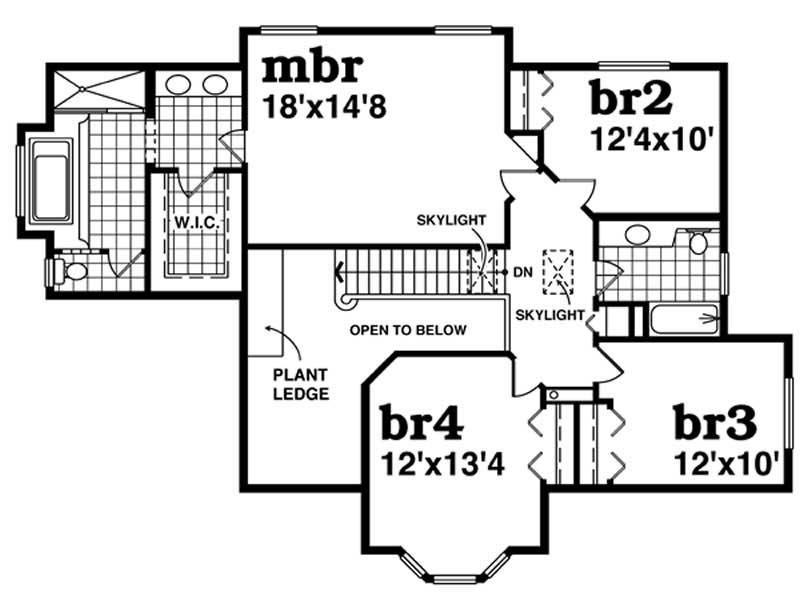 Upper Level Floor Plan