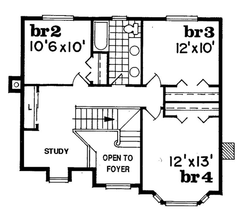 Upper Level Floor Plan