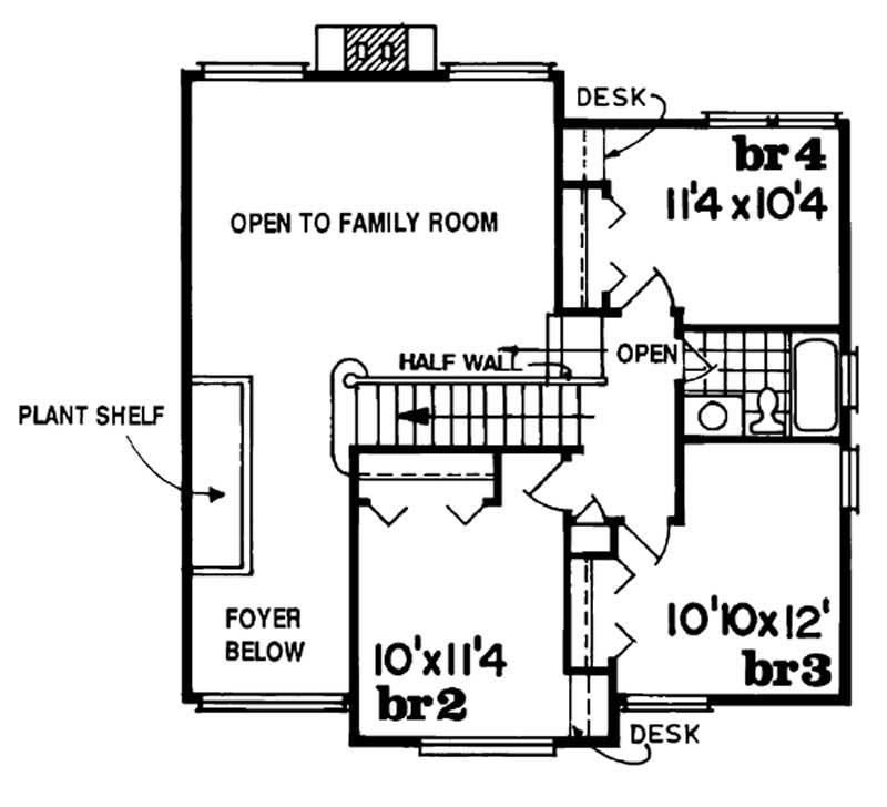 Upper Level Floor Plan