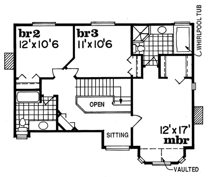 Upper Level Floor Plan