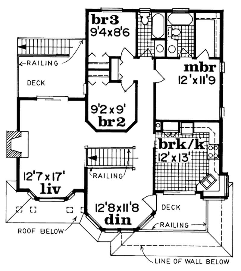 Upper Level Floor Plan