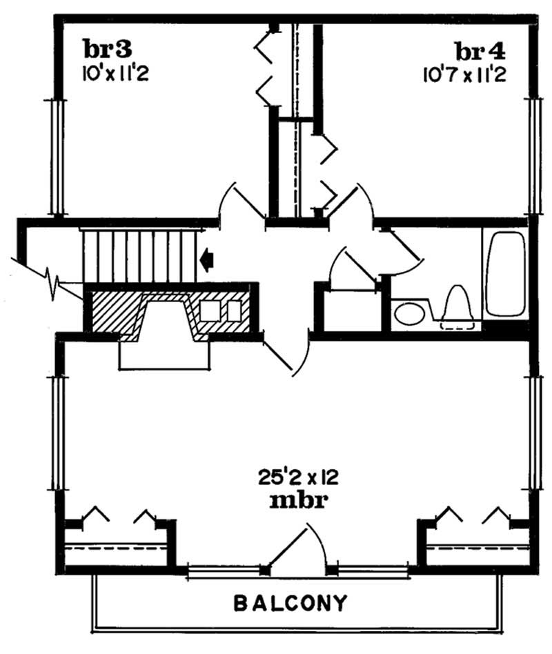 Upper Level Floor Plan