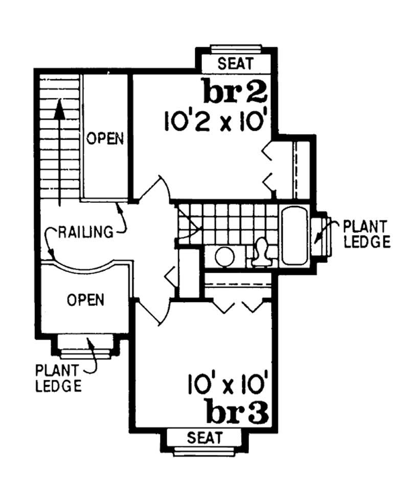 Upper Level Floor Plan