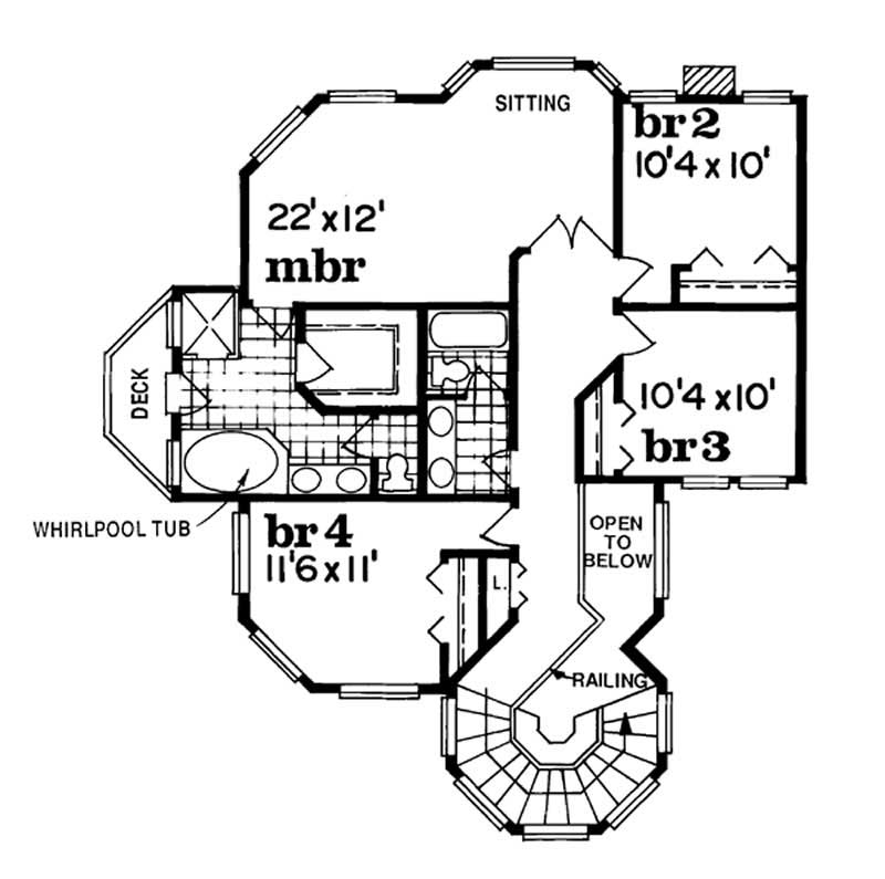 Upper Level Floor Plan