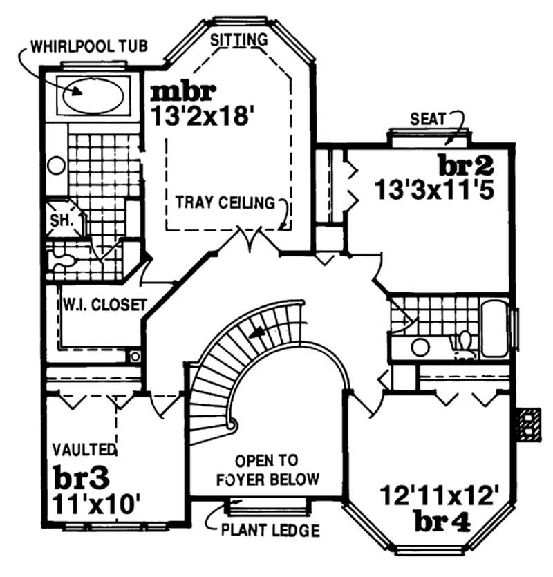 Upper Level Floor Plan