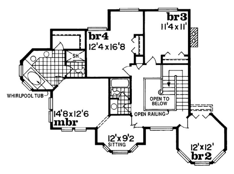 Upper Level Floor Plan