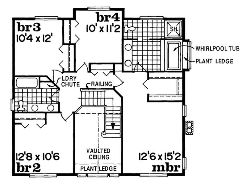 Upper Level Floor Plan