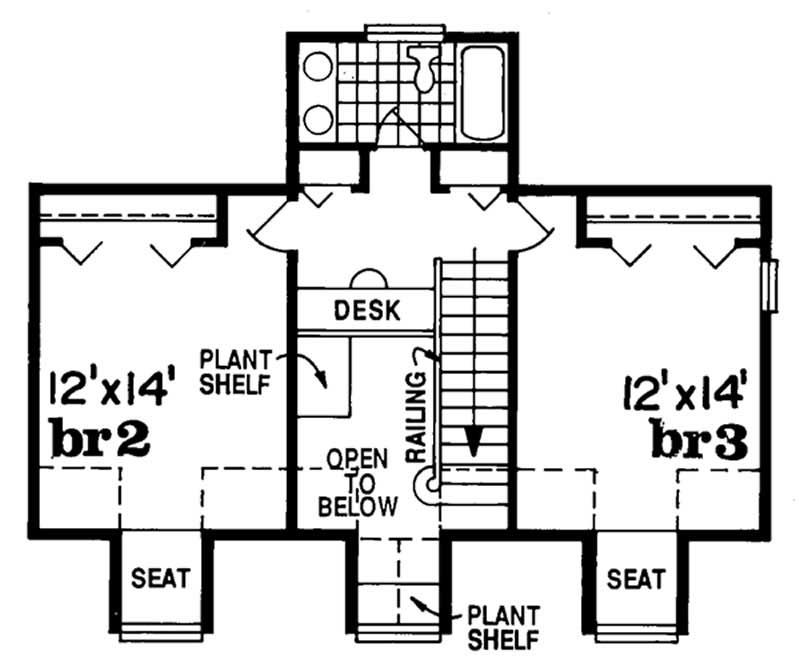 Upper Level Floor Plan