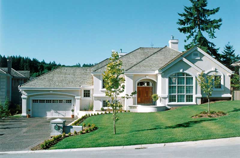 3-Bedroom, 2572 Sq Ft Contemporary House Plan - 167-1291 - Front Exterior