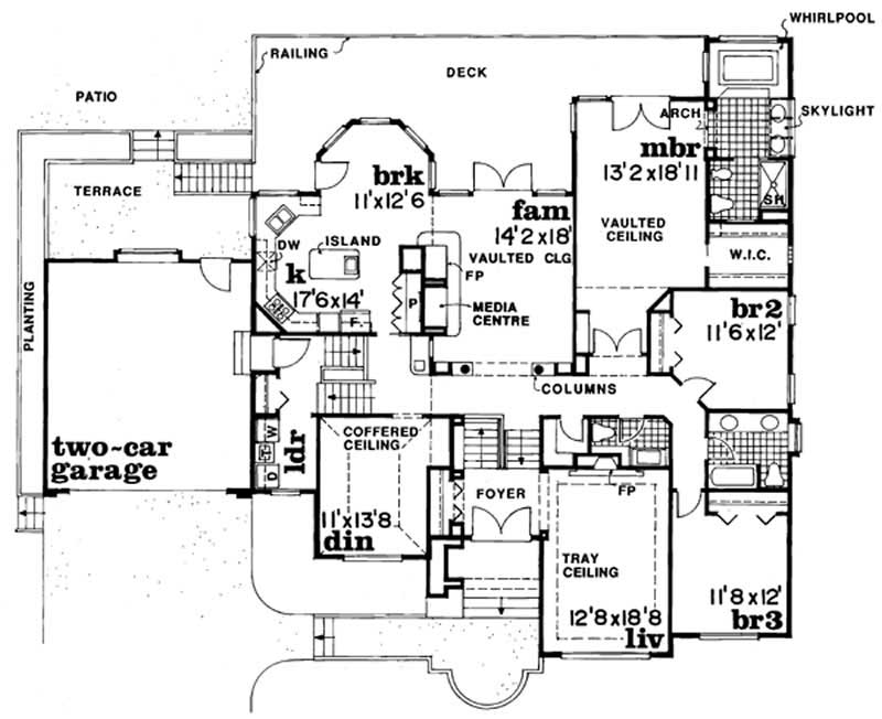 Upper Level Floor Plan