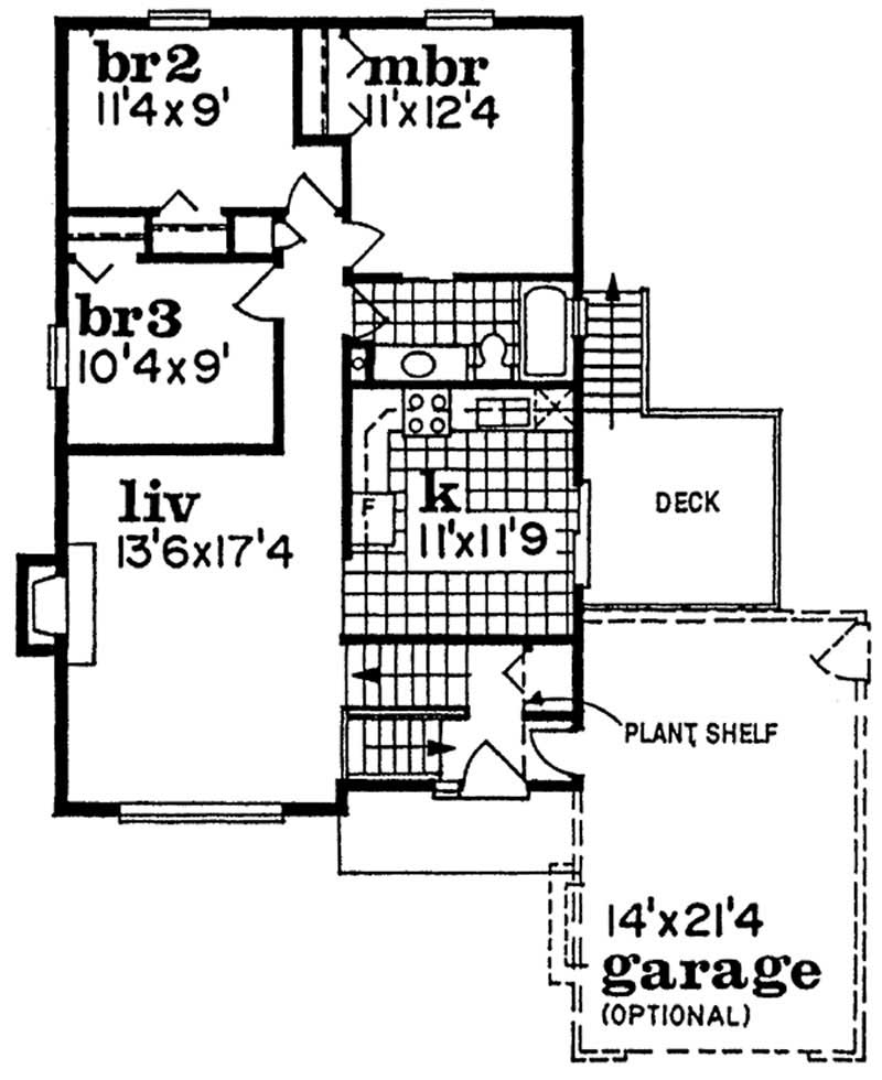 Upper Level Floor Plan